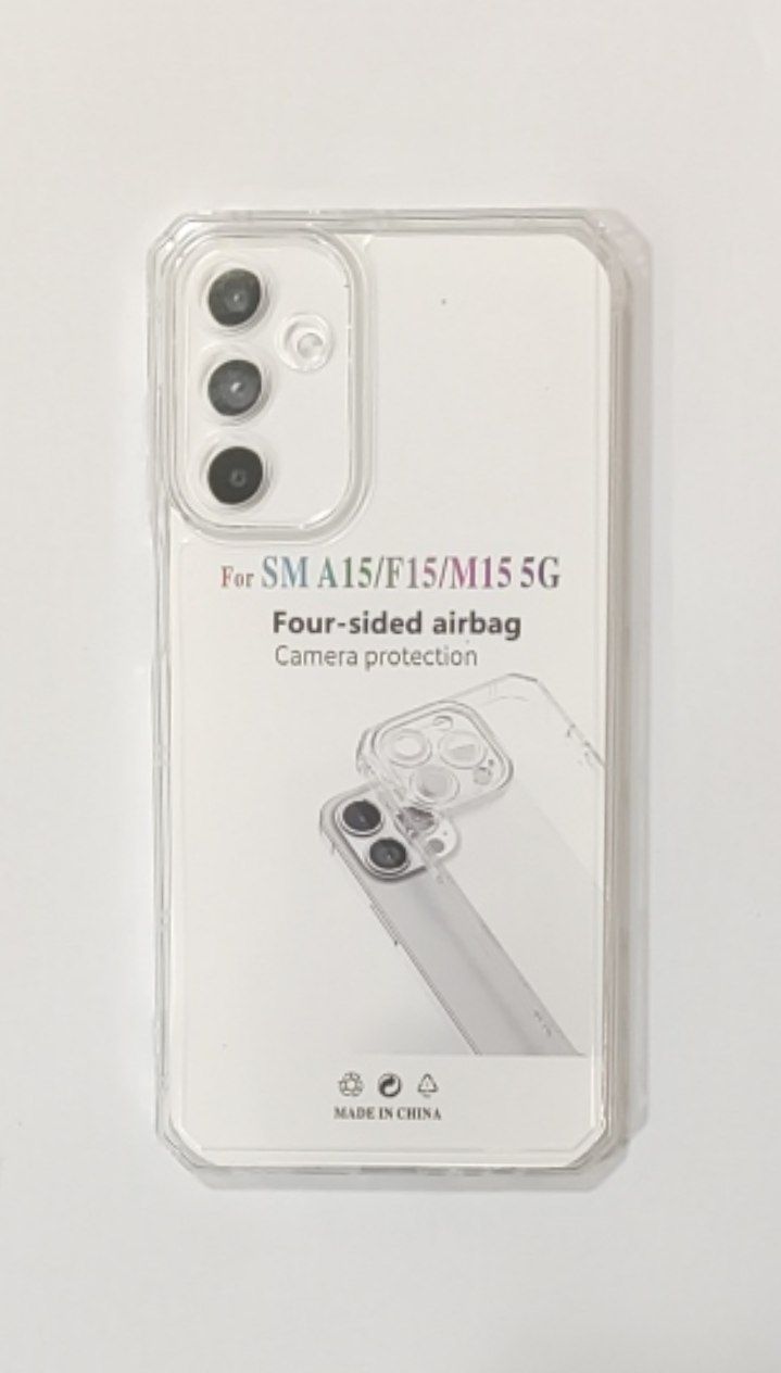 قاب ژله ای بی رنگ محافظ لنزدار samsung A15_A15 4G