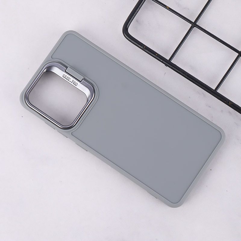 قاب ژله ای Case.Pro سامسونگ استندشو طوسی Galaxy A52 / A52s
