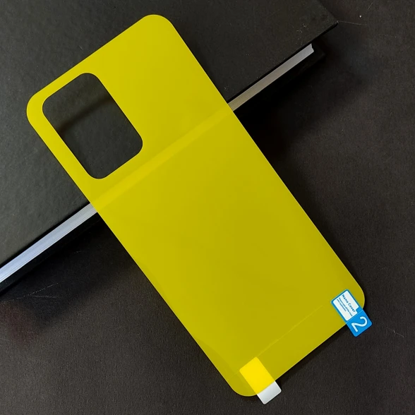 برچسب پشت تمام چسب زرد Xiaomi Redmi Note 12 Pro 5G