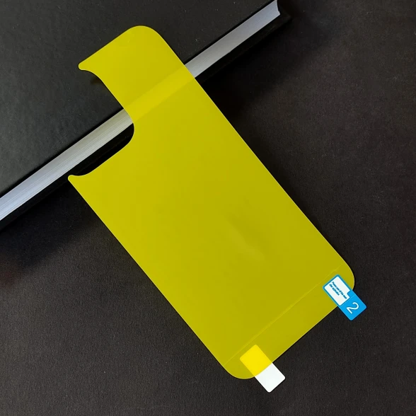 برچسب پشت تمام چسب زرد Iphone 15 Pro Max