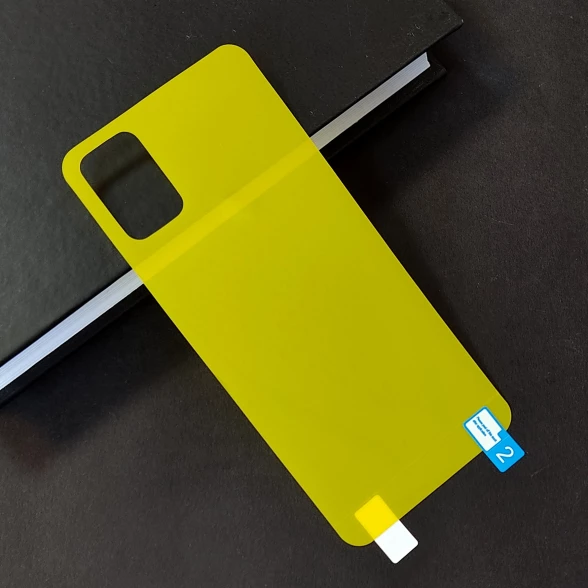 برچسب پشت تمام چسب زرد Samsung A51 / A31