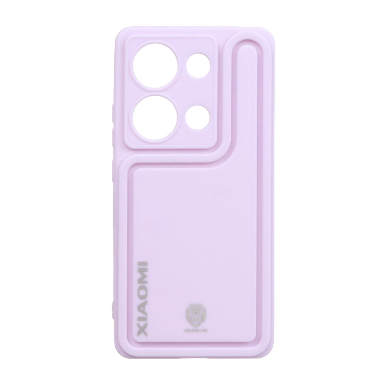 قاب Solid Case منحنی Golden Lion مدل Xiaomi Redmi Note 14S / Note 13 Pro 4G / M6 Pro 4G- یاسی