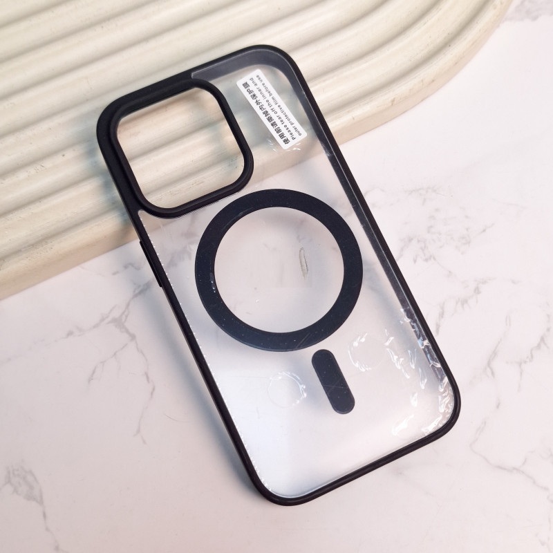 قاب شفاف دور سیلیکونی MagSafe مدل Iphone 14 Pro
