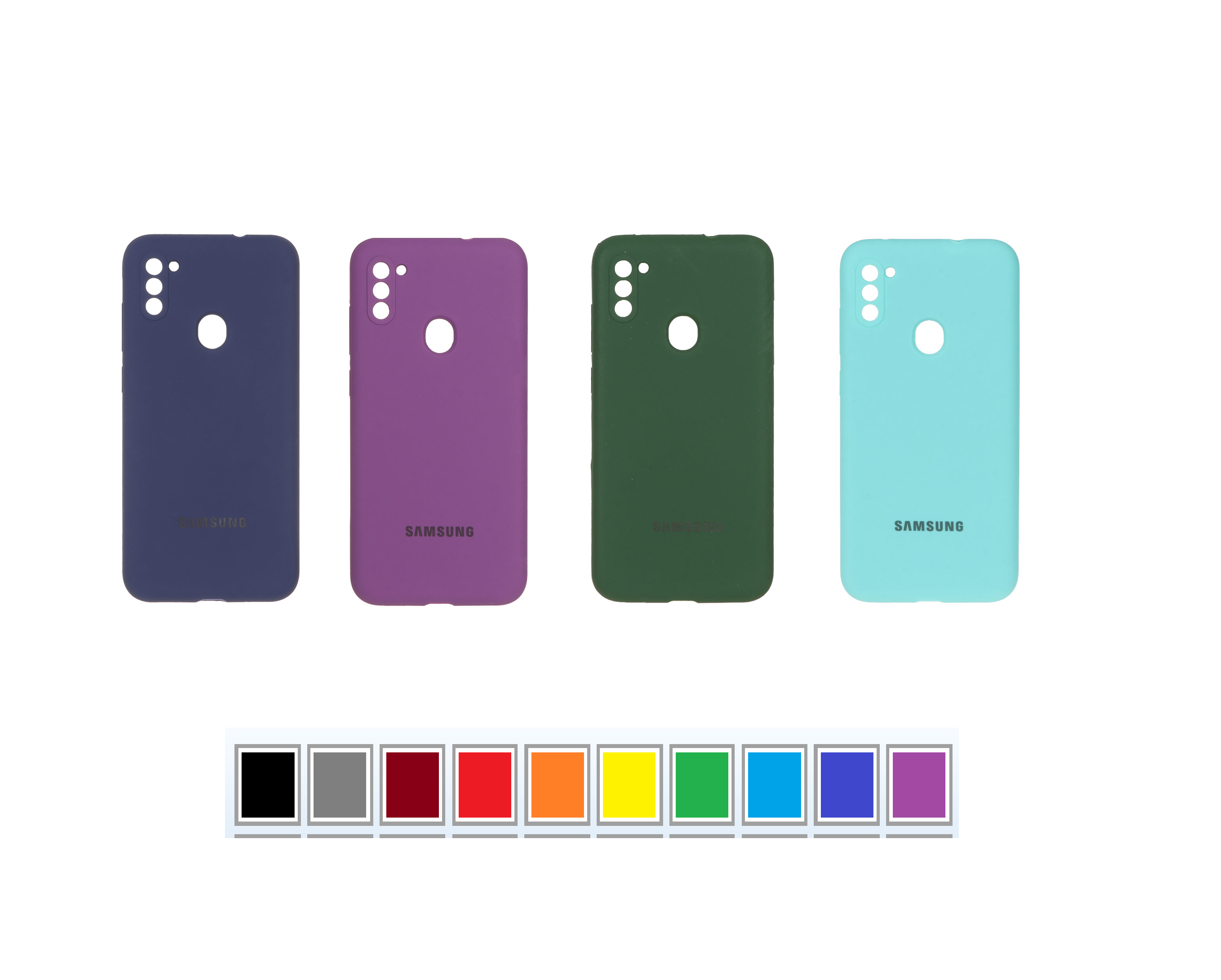 قاب سیلیکونی پاک کنی اورجینال Samsung Galaxy A11 / M11