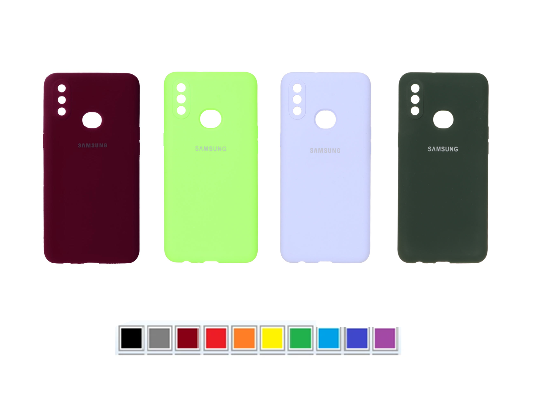 قاب سیلیکونی پاک کنی اورجینال درجه یک Samsung Galaxy A10s