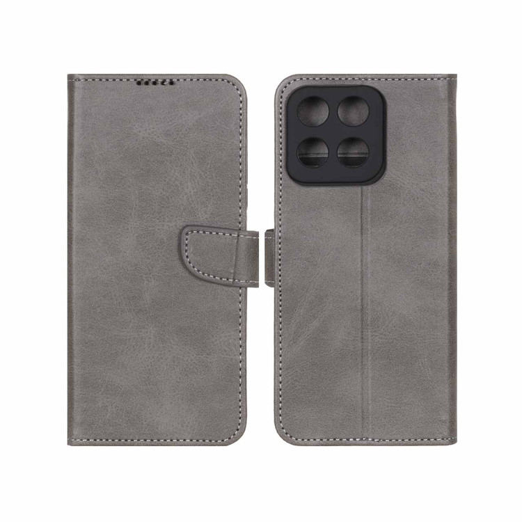 کیف چرمی موبایل مگنتی محافظ لنزدار Honor X7c