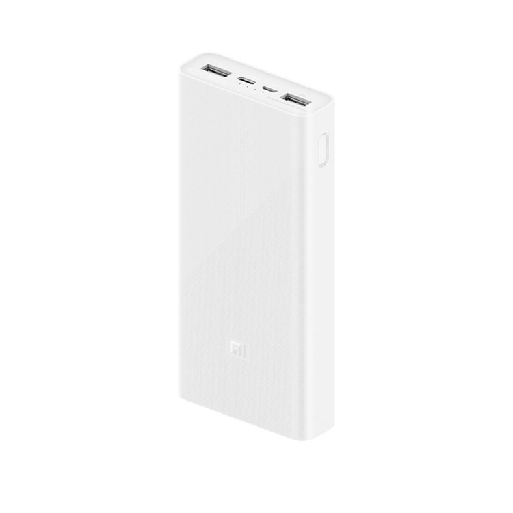 پاوربانک (فست شارژ) Xiaomi 18W 30000mAh مدل PB3018ZM - سفید - اصل چین (گارانتی یک ساله شرکتی)