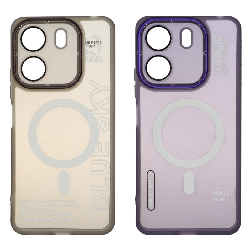 قاب Diamond Space طرح مگ سیف لنز گلس دار Xiaomi Redmi 13C / Poco C65