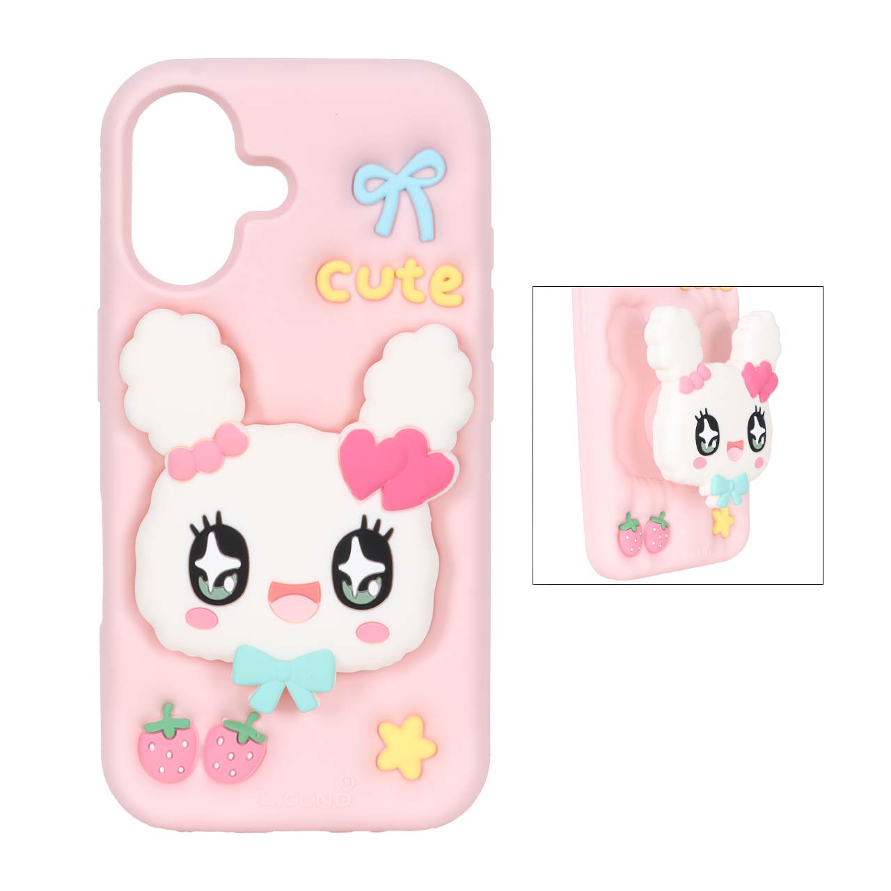 قاب سیلیکونی Cute استندشو Apple iPhone 16