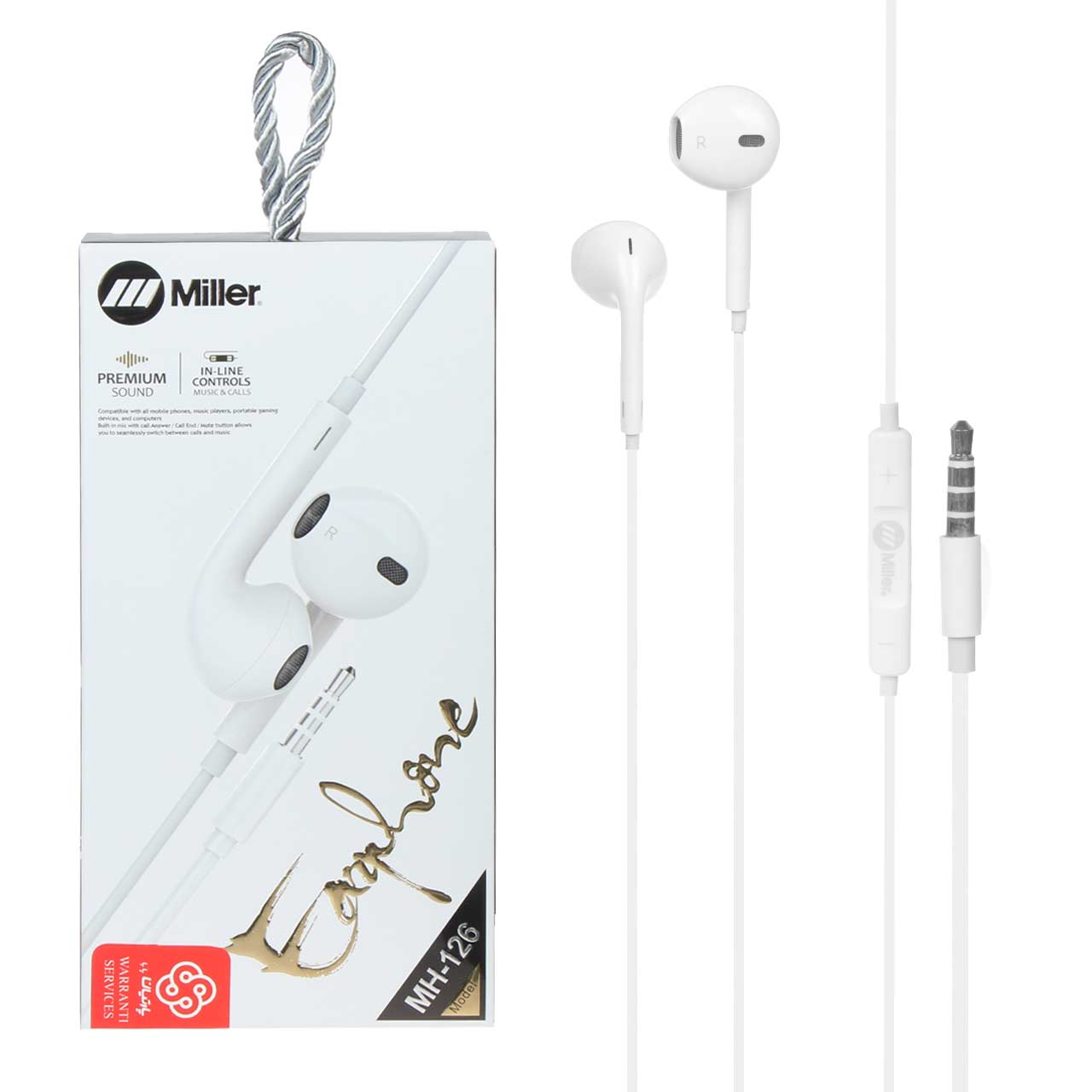 هندزفری باسیم Miller مدل MH-126