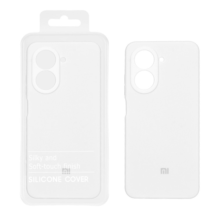 قاب سیلیکونی پاک کنی محافظ لنزدار اورجینال Xiaomi Redmi A5 / Poco C71