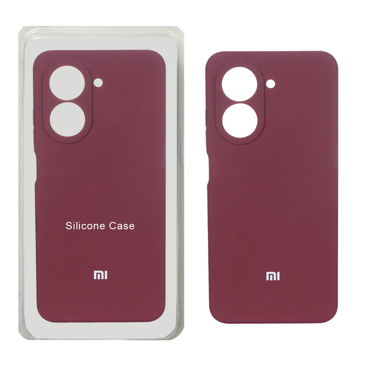 قاب سیلیکونی پاک کنی محافظ لنزدار اورجینال Xiaomi Redmi A5 / Poco C71