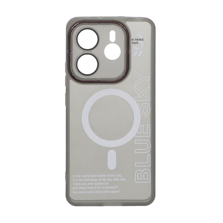 قاب Diamond Space طرح مگ سیف لنز گلس دار Xiaomi Redmi Note 14 4G