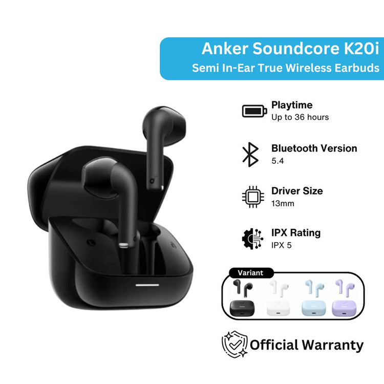 ایربادز بی سیم ANKER مدل K20i A3994H11 - مشکی اصلی