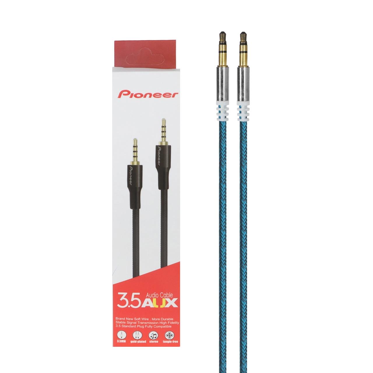 کابل صدا Pioneer AUX - آبی